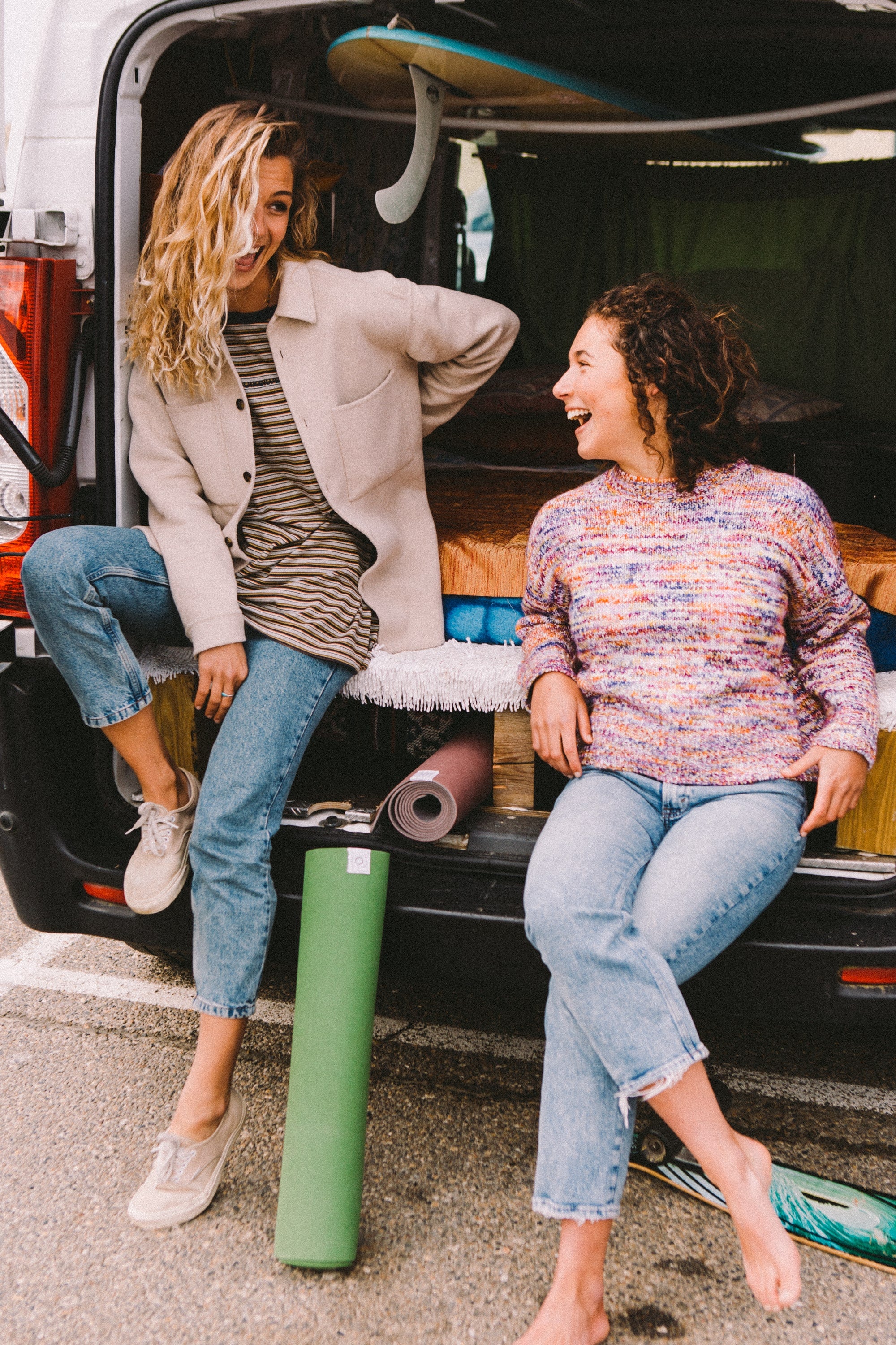 THE OCEAN MAT - Southern Shores Grün Vanlife